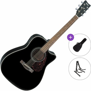 Yamaha FX370C Standard SET Black Електро-акустична китара Дреднаут