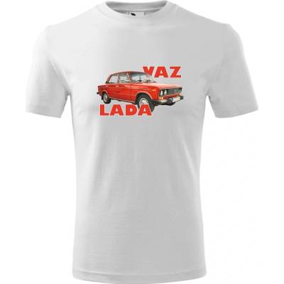 Tričko Lada 2101 červená biela