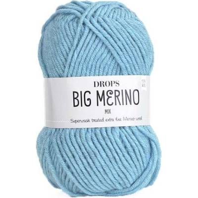 Příze DROPS Big Merino mix 06 - pomněnka