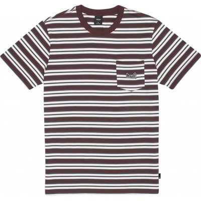 HUF JETT STRIPE KNIT Deep Mahogany