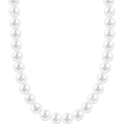 Biju Perlový náhrdelník s umelými perlami bielej 6000657-11