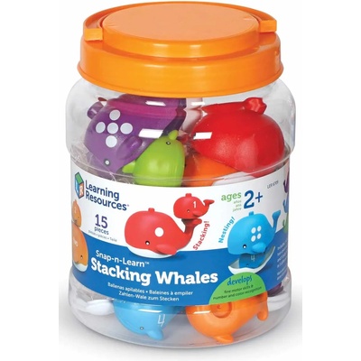 Learning Resources Детска логическа игра Learning Resources - Забавните китове (LER6709)