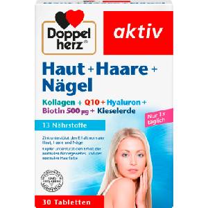 Doppelherz aktiv за кожа + коса + нокти - 30 таблетка