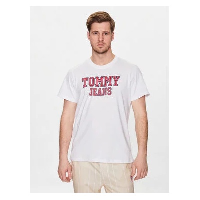 Tommy Jeans Тишърт Essential DM0DM16405 Бял Regular Fit (Essential DM0DM16405)