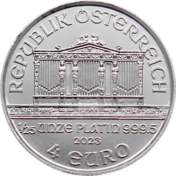 Münze Österreich platinová mince Wiener Philharmoniker 1/25 oz