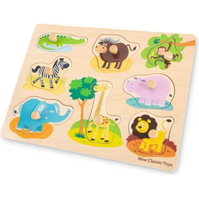 Woet by New Classic Toys vkládací puzzle safari