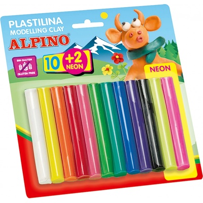 Alpino modelovacia hmota 10 + 2 tyčinky 17 g NEON