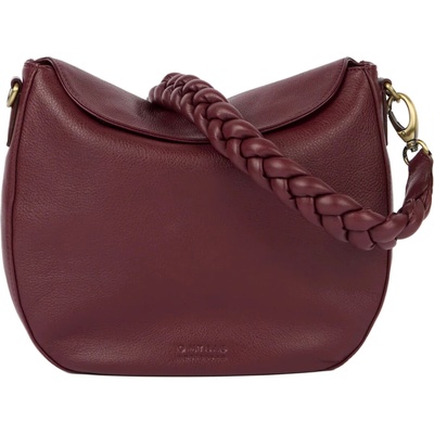 Kabelka Lana Dark Cherry se dvěma popruhy