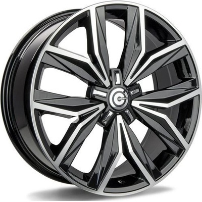 CARBONADO Disco 8x19 5x112 ET43 black front polished