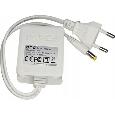 ZASILACZ DC 12V 2A / AC 100-240V 50/60Hz ADAPTÉR 5,5 mm / 2,5 mm NABÍJEČKA
