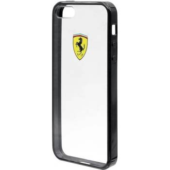 Pouzdro Ferrari Racing TPU iPhone 5/5S/SE černé