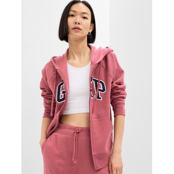 GAP Суитшърт с цип и лого на Gap GAP | Rozov | ЖЕНИ | XXS