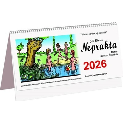 Stolní týdenní humor NEPRAKTA ŠVANDRLÍK 2026