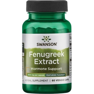 Swanson Fenugreek Extract 300 mg | Testofen [60 капсули]