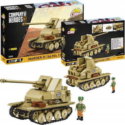 Cobi 3050 Company of Heroes 1:35 Nemecký stíhač tankov Sd.Kfz. 139 MARDER III