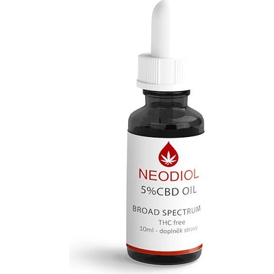 Neodiol Čr Broad Spectrum CBD olej 5% 10 ml