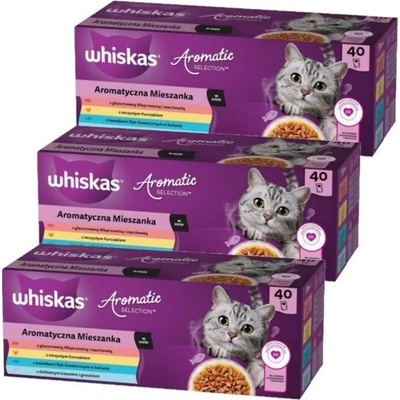 WHISKAS Adult Aromatic Mix sáčky 120 x 85 g