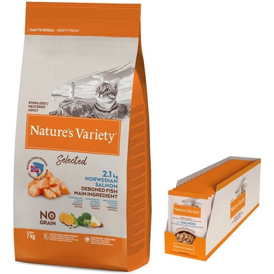 Natures Variety Selected Sterilised norský losos 7 kg