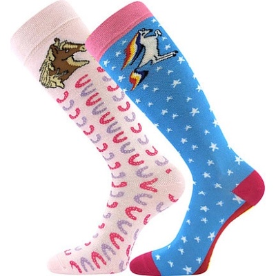 Boma Detské podkolienky 2 páry Bivoj 15 BM117891 mix holka