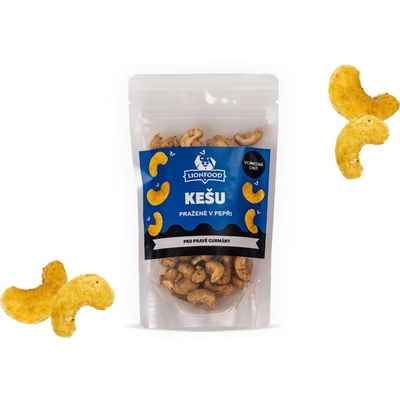 LIONFOOD Kešu pražené v pepři 1000 g