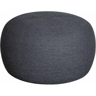 Cane-line Puf Circle kulatý 75x43 cm, výplet lanko Soft Rope dark grey