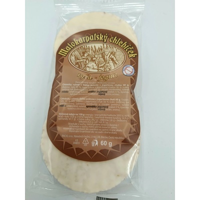 Malokarpatský chlebíček ryža jogurt 60 g