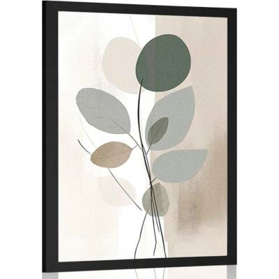 Plakát abstraktní botanické tvary No1 - 60x90 no frame