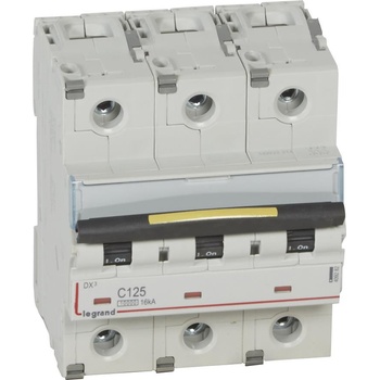 Legrand Автоматичен прекъсвач DX3 3P 125A крива С 10kA 4, 5 мод. - 409282 (409282)
