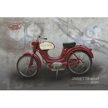 Jawa Jawetta sport 50/551 - ceduľa 30cm x 20cm Plechová tabuľa