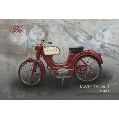 Jawa Jawetta sport 50/551 - ceduľa 30cm x 20cm Plechová tabuľa