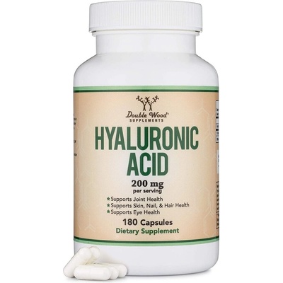 Double Wood Supplements Hyaluronic acid - Хиалуронова киселина, 180 капсули Double Wood (G2QUEB DW)