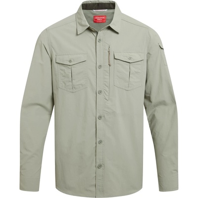 Craghoppers Мъжка риза с копчета Craghoppers Nosilife Adventure Langarm Hemd III Shirt - Bay Leaf - размер 4XL (033-2216-0617)