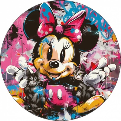 Jedlý papír Minnie a kočky 19,5 cm – Hledejceny.cz