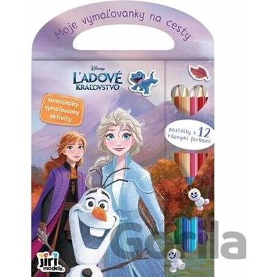 Moje maľovanky na cesty Ľadové kráľovstvo