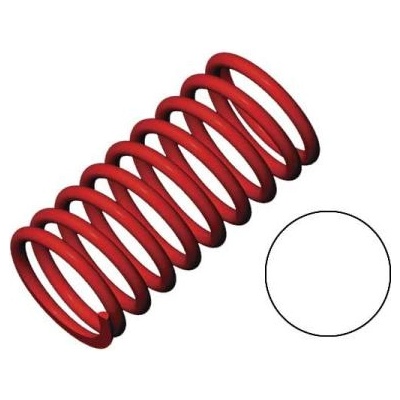 Traxxas пружина амортисьора GTR твърдост 2.9N/mm бяла (2)