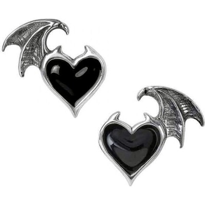 Alchemy gothic Обеци ALCHEMY GOTHIC - Black Soul - Pewter - E444