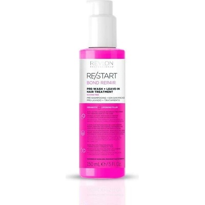 Revlon Professional Restart Bond Repair Pre-wash + Leave-in Hair Treatment - Bezoplachová vlasová kúra 2v1 pro poškozené vlasy 150 ml