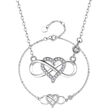 Silenti Jewelry Сребърен комплект "Свързаност