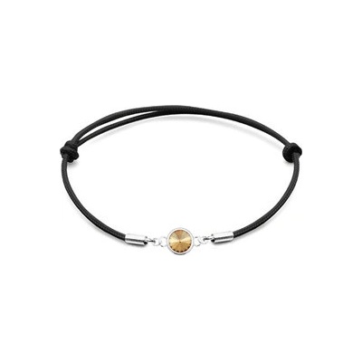 Nubis stříbrný náramek s Crystals from Swarovski Golden Shadow SX129-GS