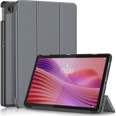 Vsetkonamobil 109726 LEATHER Zaklápací kryt pre Lenovo Tab 10.1 šedý