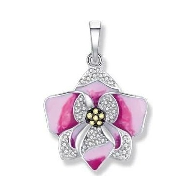 Seinerzeit Stříbrný přívěsek Květina Orchidej SZA 3990 390