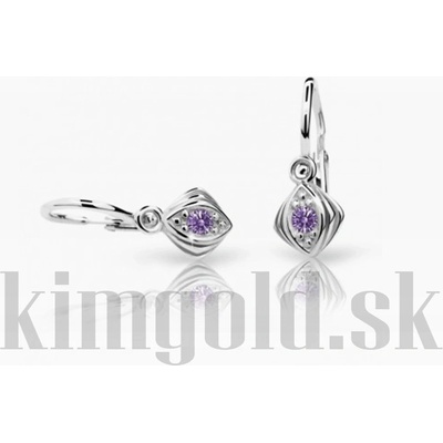Cutie Jewellery náušnice C1897-10 fialová