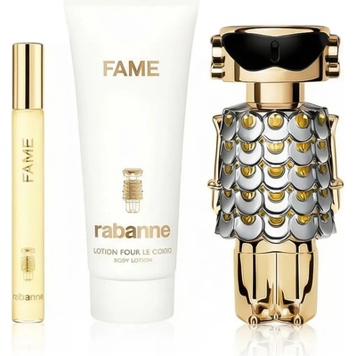 Rabanne Fame EDP 80 ml + tělové mléko 100 ml + EDP 10 ml