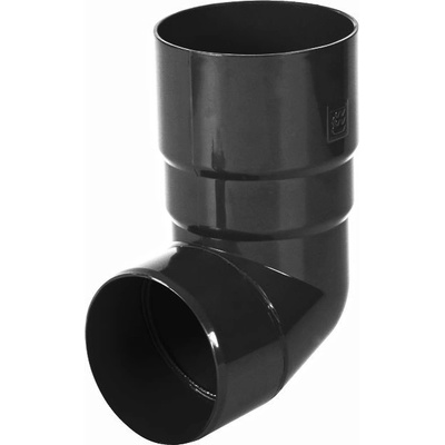 Bryza Koleno svodu 89° Ø 63 mm plast RAL 9005 černé