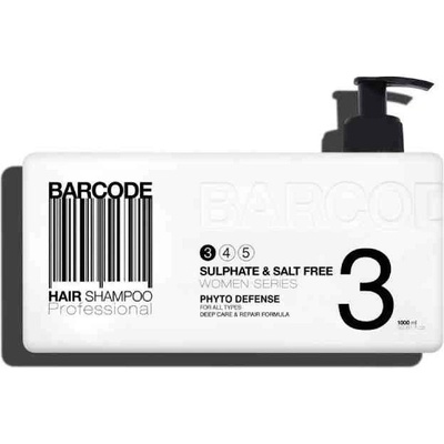 Barcode Sulphate&Salt Free Shampoo 3 1000 ml