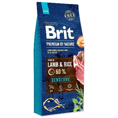 Krmivo Brit Premium by Nature Sensitive Lamb 15kg