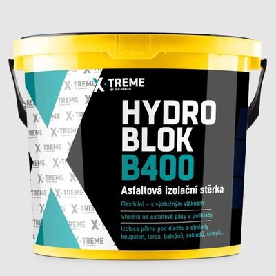 Den Braven - asfaltová izolační stěrka HYDRO BLOK B400 10 kg