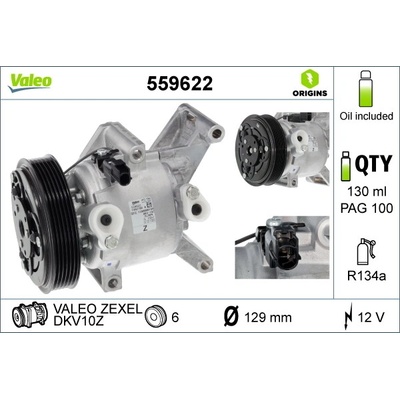 Kompresor, klimatizace VALEO 559622