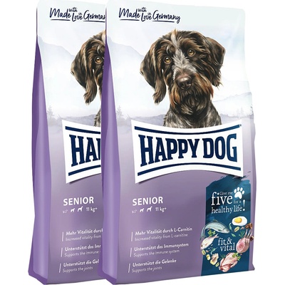 Happy Dog Supreme Fit & Well Senior 2 x 12 kg