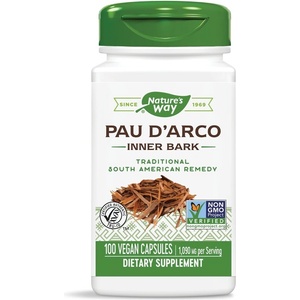 Nature's Way Pau D`Arco Inner Bark/ Мравчено дърво (вътрешна кора) х 100 капсули Nature’s Way (15450)